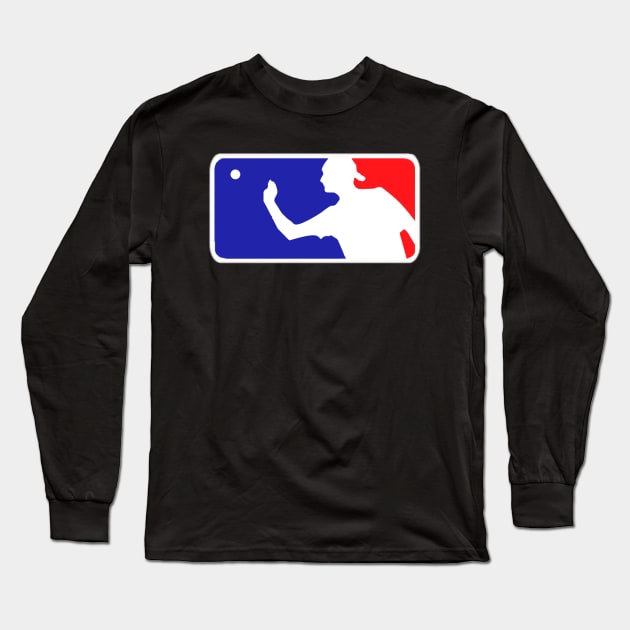 Beer Pong. Long Sleeve T-Shirt by NineBlack